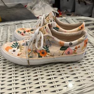 Keds x Rifle Paper Co floral tennis shoe